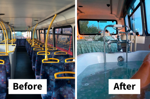 Բրիտանացի զույգը երկհարկանի ավտոբուսը բոլոր հարմարություններով «շքեղ բնակարանի» է վերածել (լուսանկար)